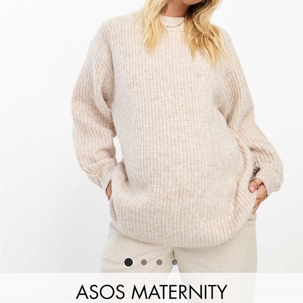 EUC ASOS MATERNITY Oversized sweater